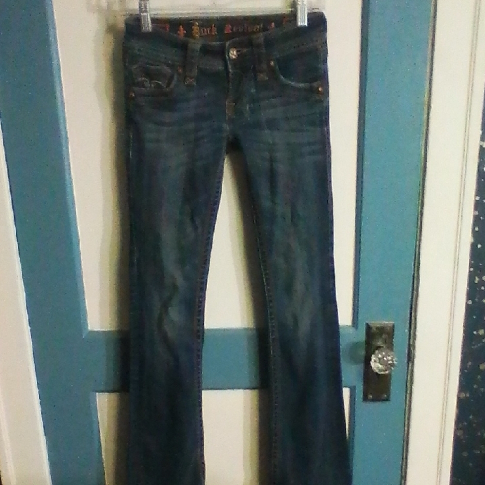 Rock Revival Dark Blue Boot Cut Jeans